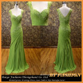 2016 Fashion Green Beautiful Party Dress Evening Dress Night Gown Lady dress For Fat Women